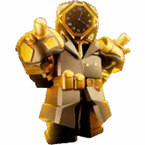 Golden Future Large Clockman