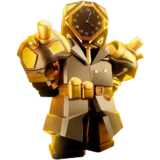 Golden Future Large Clockman